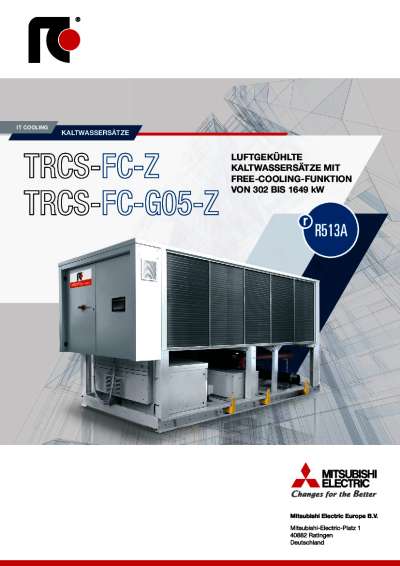 Produktinformation TRCS-FC-Z & TRCS-FC-G05-Z